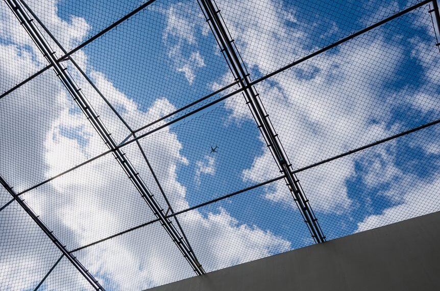 fly architecture nets inside home