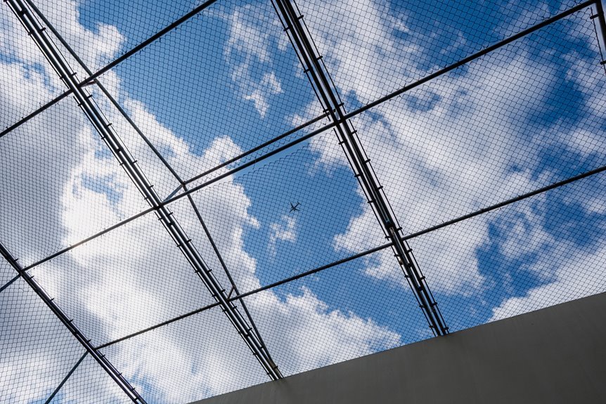 fly architecture nets inside home